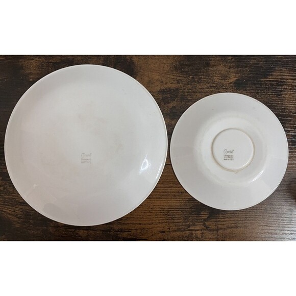 Vtg Corelle Old Town Blue 8 Pc Set Plates Saucers Cups Replacement Dishes - Picture 8 of 8